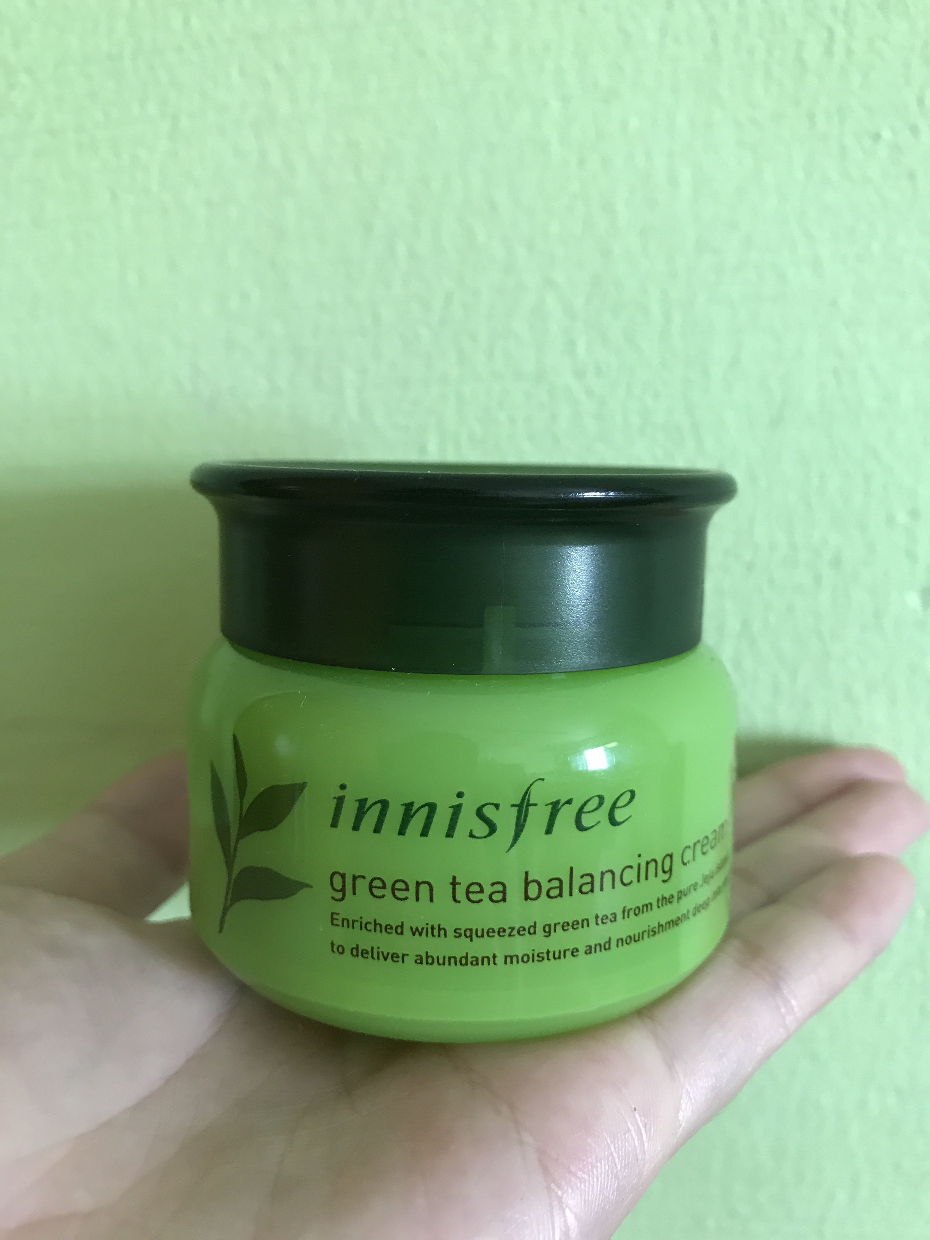 Innisfree Green Tea Balancing Cream, Beauty & Personal Care, Bath
