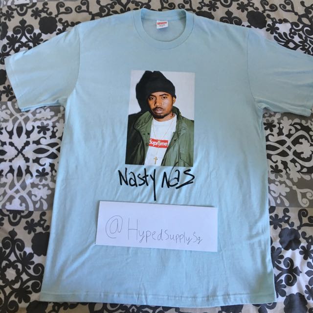 supreme light blue shirt