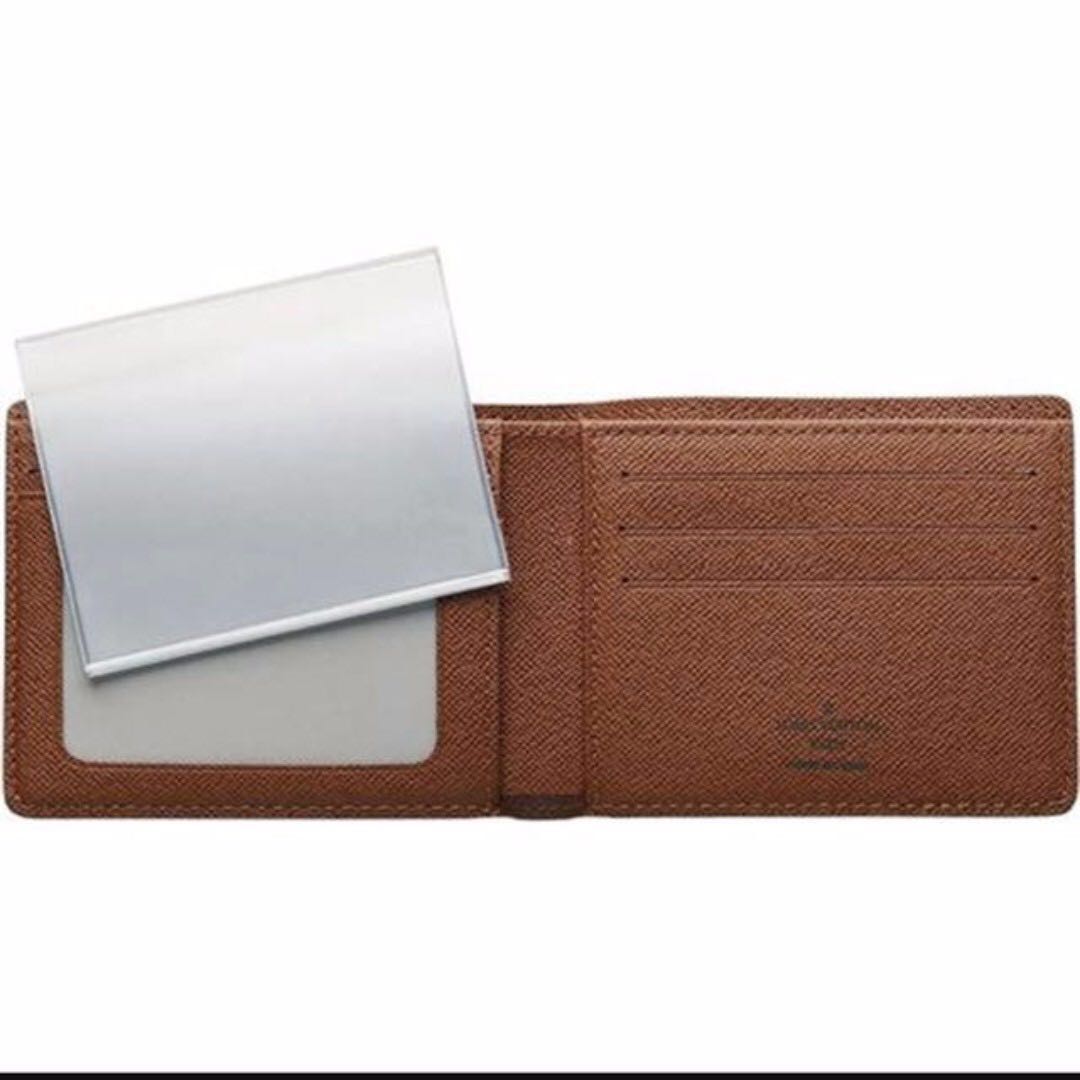Louis Vuitton Orange Taurillon Leather Slender Wallet M81547 VIRGIL ABLOH  LV 