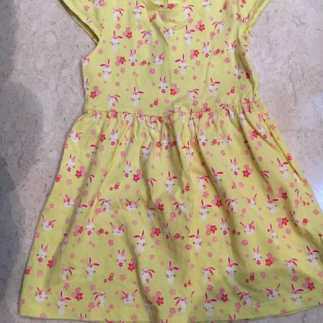 mothercare yellow dress