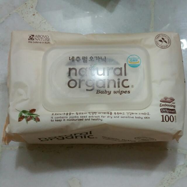 organic wet tissue