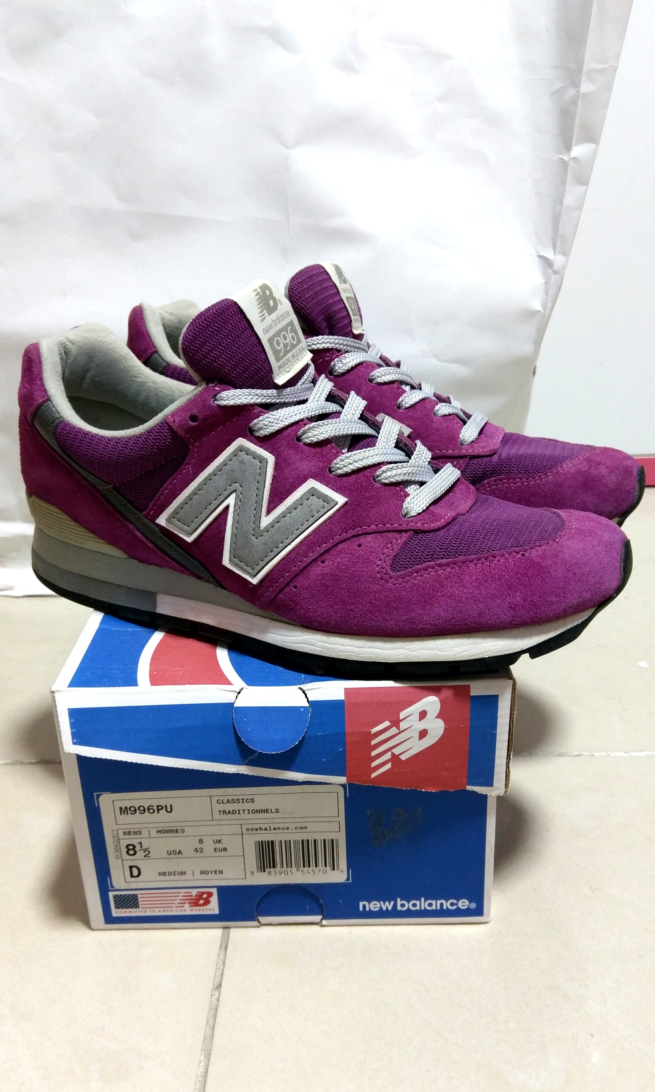 new balance 996 purple