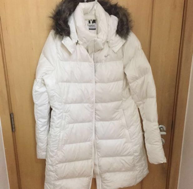 Nike White Winter Jacket