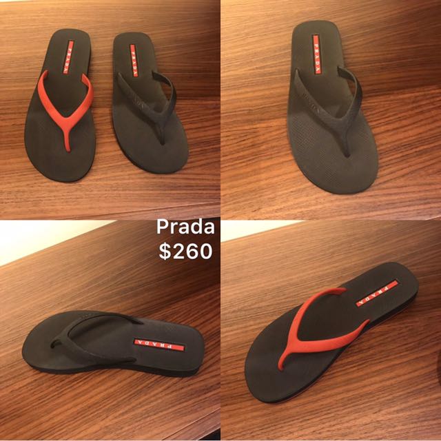 prada slippers mens