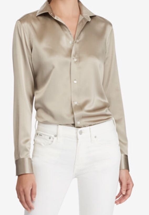 silk satin blouse