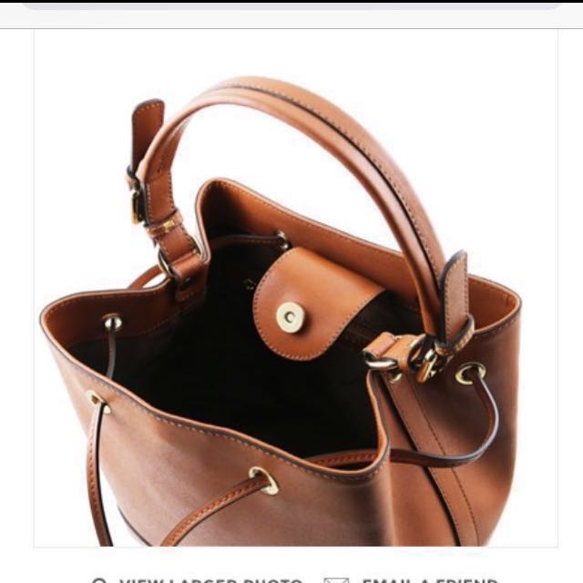 Saffiano Leather Bucket back from Tuscany Leather sold by Avalina Leather brand new Luxury Bags Wallets on Carousell