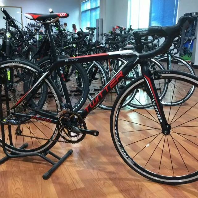 TWITTER TW732 16S 鋁合金公路車$2480送水架前後蛙燈, 運動產品, 單車 