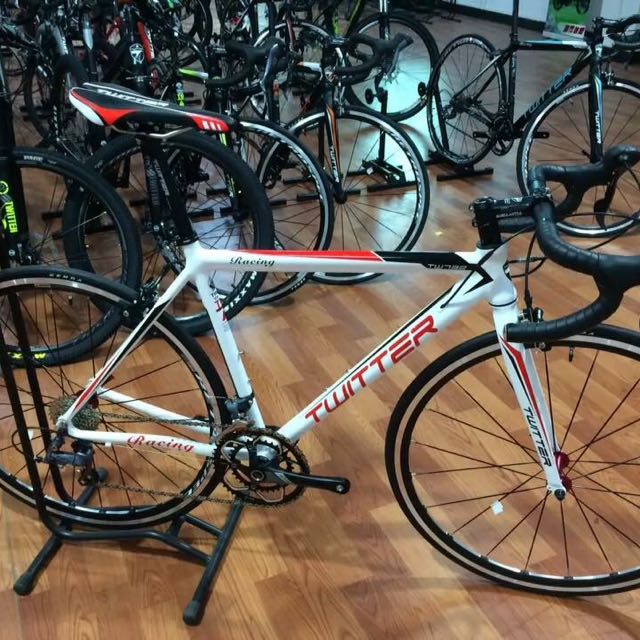 TWITTER TW732 16S 鋁合金公路車$2480送水架前後蛙燈, 運動產品, 單車 