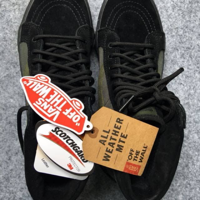 Vans SK8 All Weather MTE Black Rosin Fesyen Pria Sepatu di Carousell