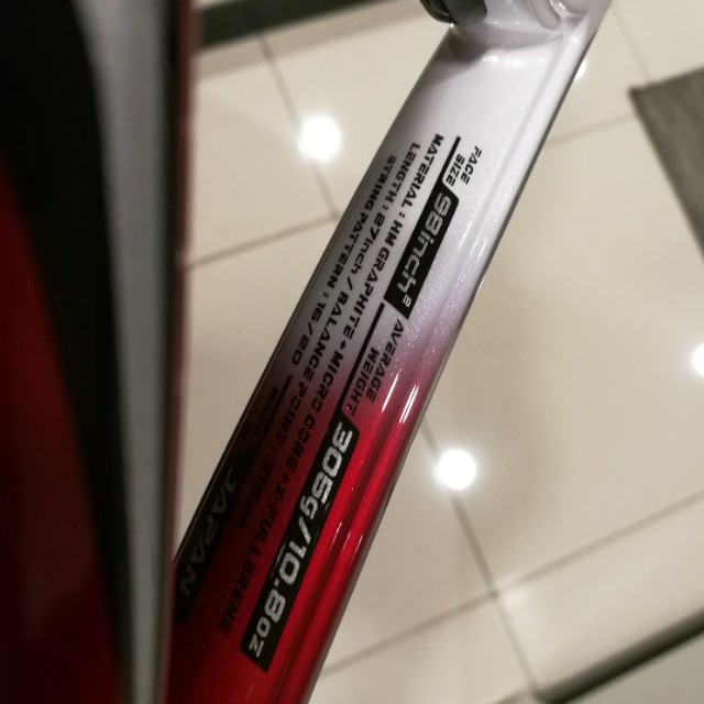 Yonex tennis racquet Ezone XI 98 & Vcore 98 xi, Sports Equipment