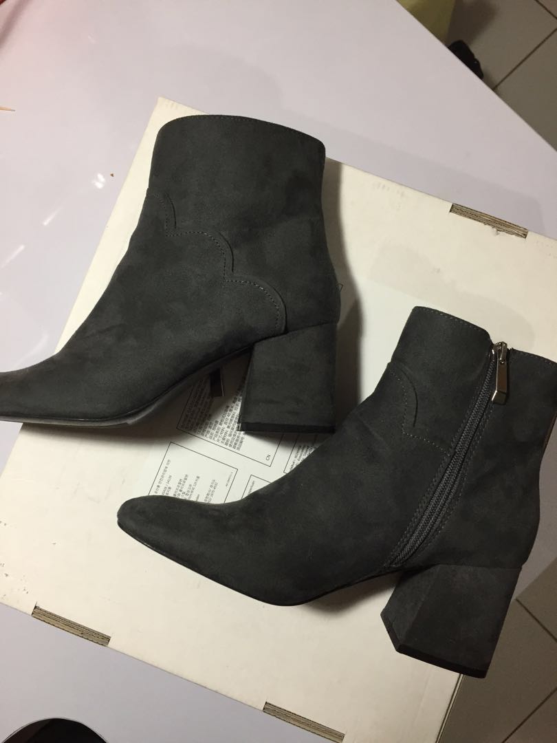Zara Trafaluc Ankle Boot, Fesyen Wanita 