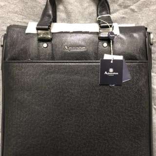 Aquascutum 男裝真皮公事包