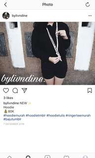 BLACK HOODIE TUMBLR