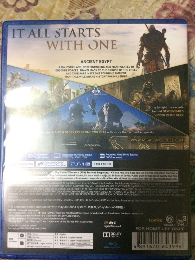 Assassin's Creed : Origins (Deluxe Edition), Video Gaming, Video Games ...