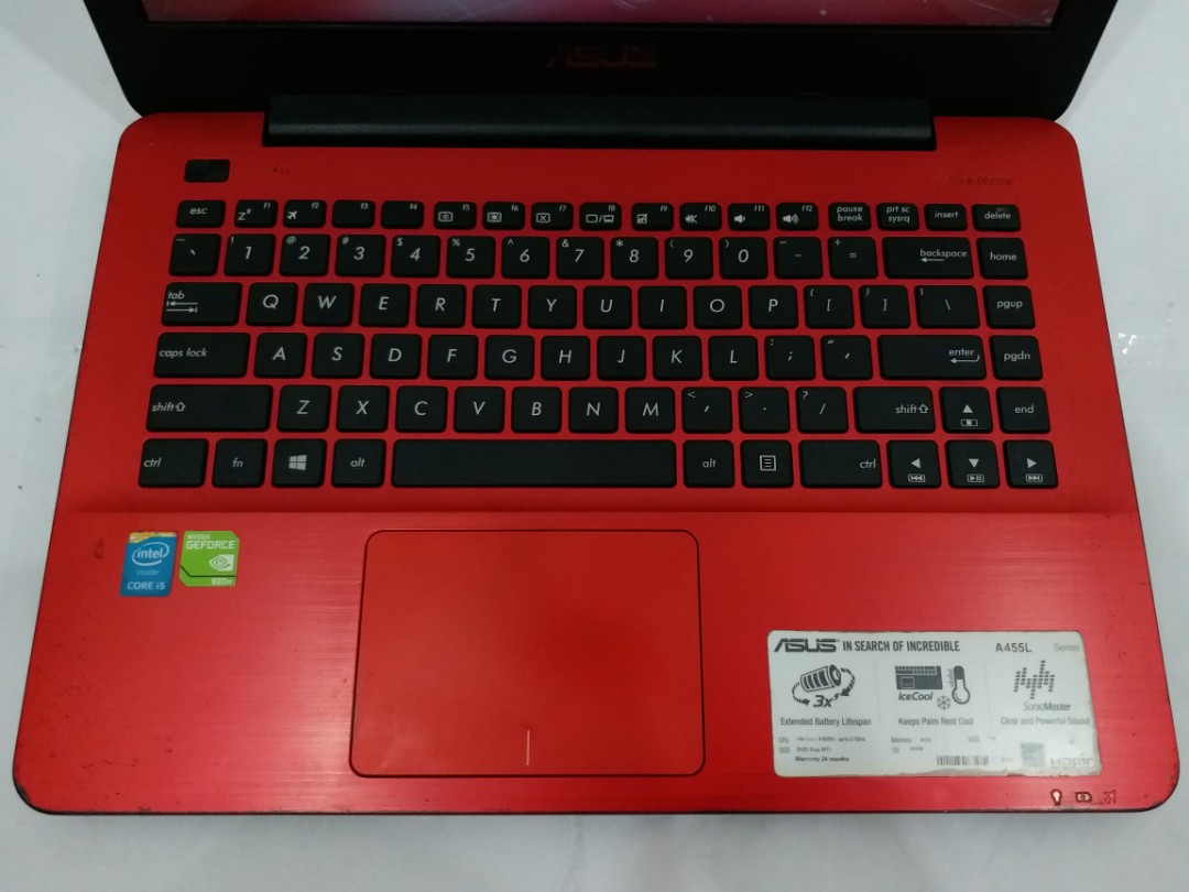 ASUS A455L Core i55200U 2.2GHz, 4GB DDR3 Ram, 500GB SATA HDD, NVIDIA
