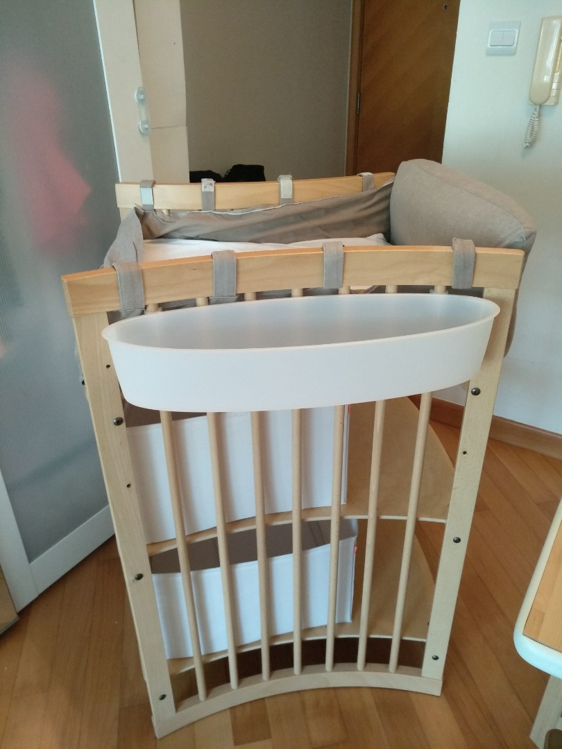 changing table with shelves
