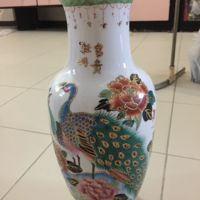 Big Flower Vase Furniture Home Decor On Carousell
