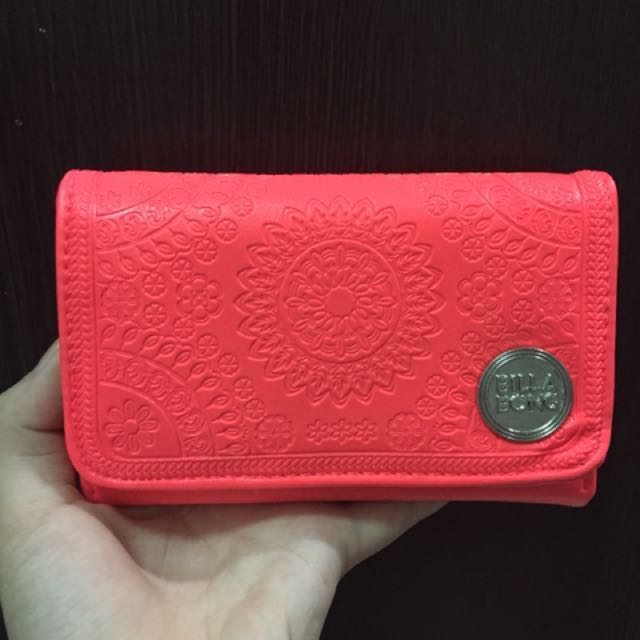 Billabong Pink Wallet, Women's Fashion, Bags & Wallets, Wallets & Card