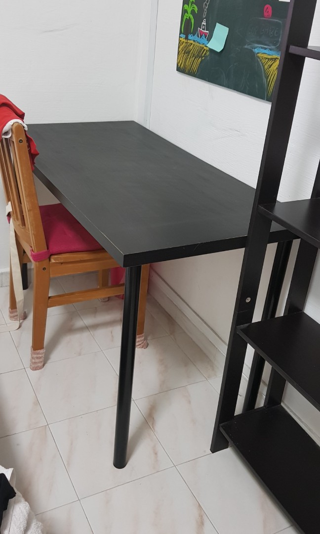 Book rack and study table, Furniture & Home Living, Furniture, Tables