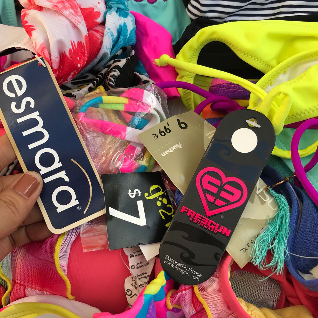 Brand new prepacked swimwear (Category: Bikinis & Swimsuits) located in Manila. Submitted by chatdv (Listing ID 158817296, Image 3). Description: 24 pcs All two piece mix and match Small medium large sizes.