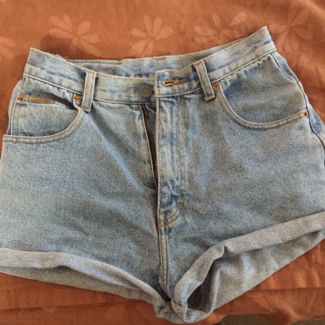 calvin klein high waisted shorts
