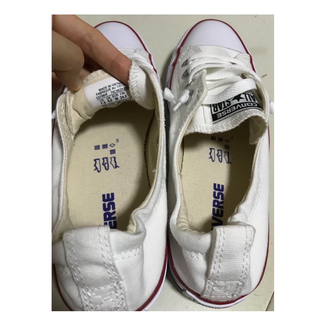 White lace chuck taylors on sale