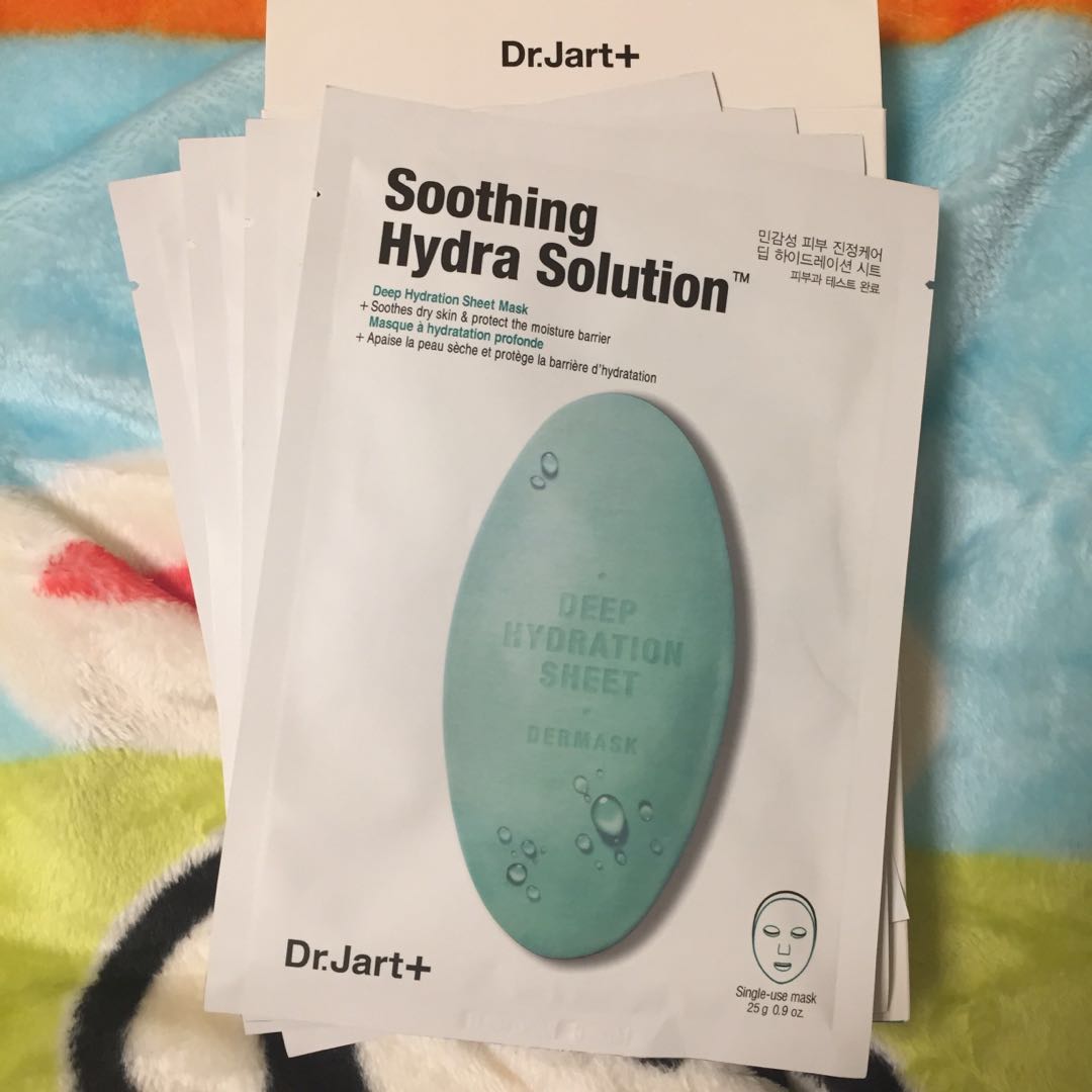 Dr Jart Soothing Hydra Solution Mask, Beauty & Personal Care, Bath & Body, Body Care on Carousell