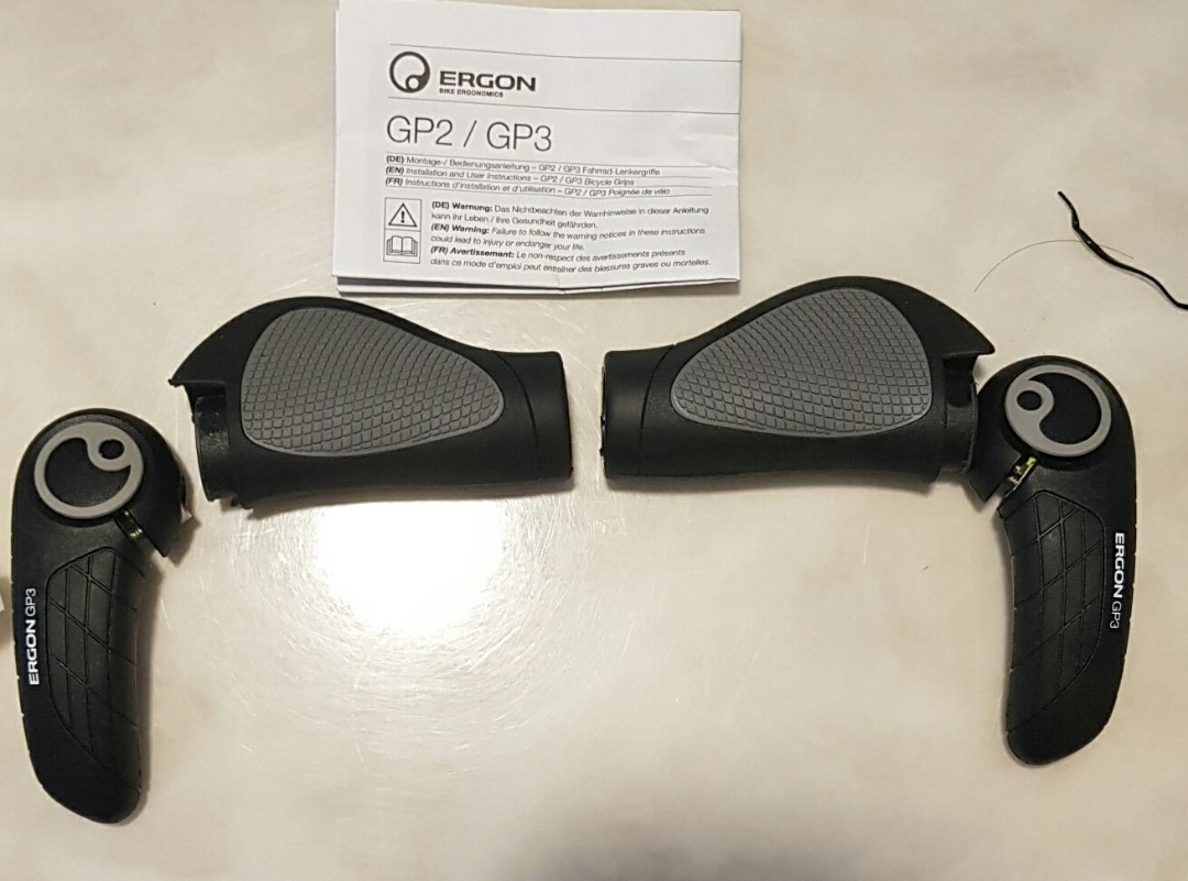 Ergon GP3 Gripshift L Sports Equipment Bicycles Parts Bicycles on Carousell