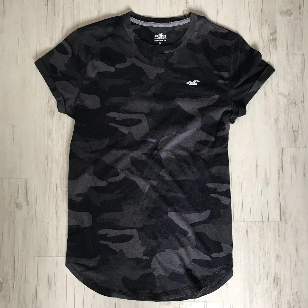 hollister camouflage t shirt