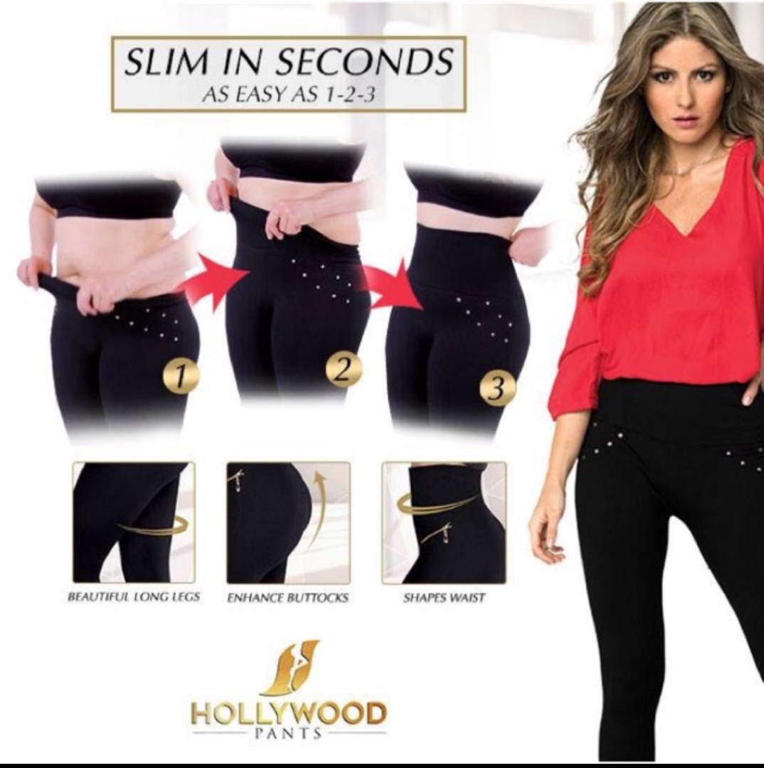 Hollywood Pants 2 pcs, Women's Fashion, Bottoms, Other Bottoms on Carousell