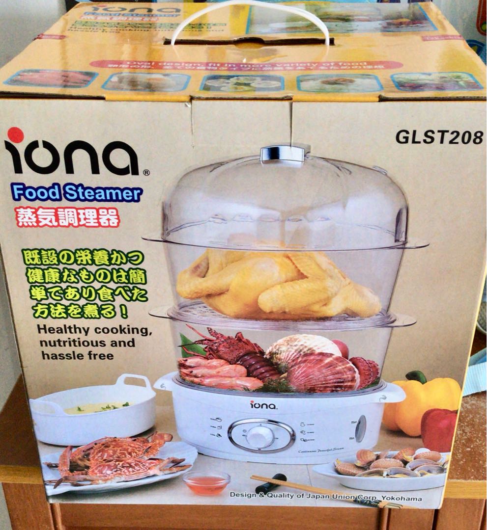 Iona Food Steamer GLST208, TV & Home Appliances, Kitchen Appliances