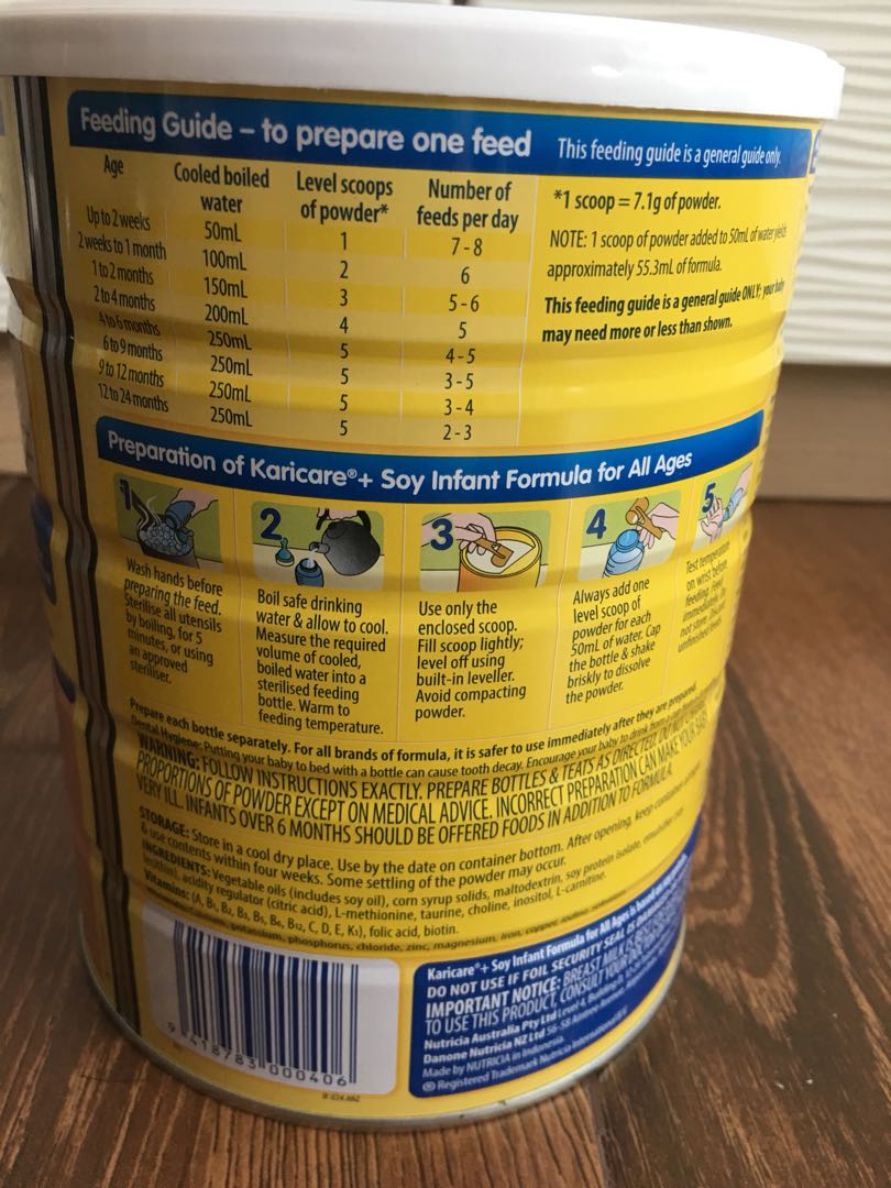 karicare soy formula