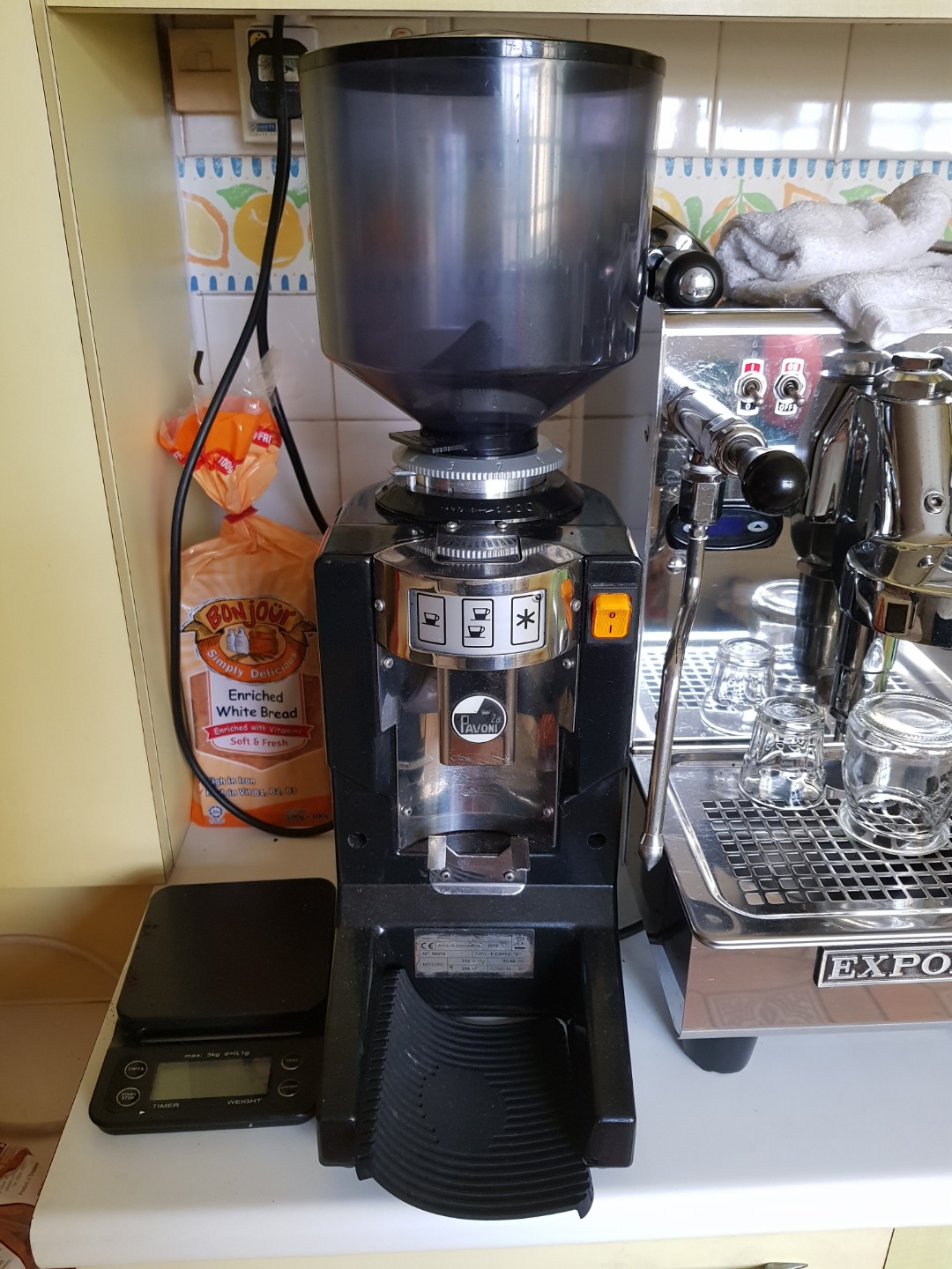 La Pavoni Commercial Coffee Grinder Zip 