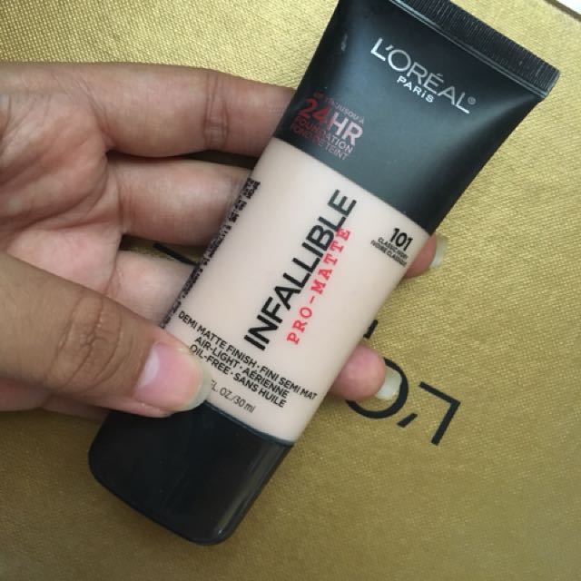Loreal Infallible Pro Matte Foundation Shade 101 Kesehatan Kecantikan Rias Wajah Di Carousell