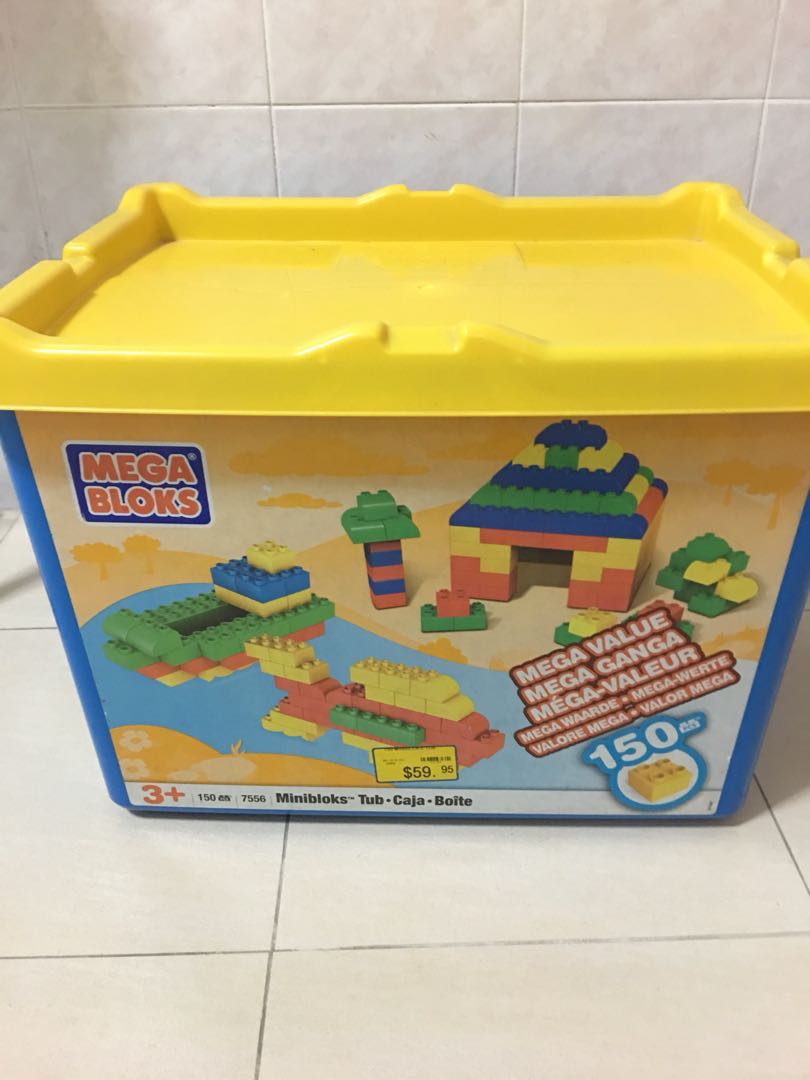 Mega Bloks 150 piece minibloks tub, Hobbies & Toys, Toys & Games on ...