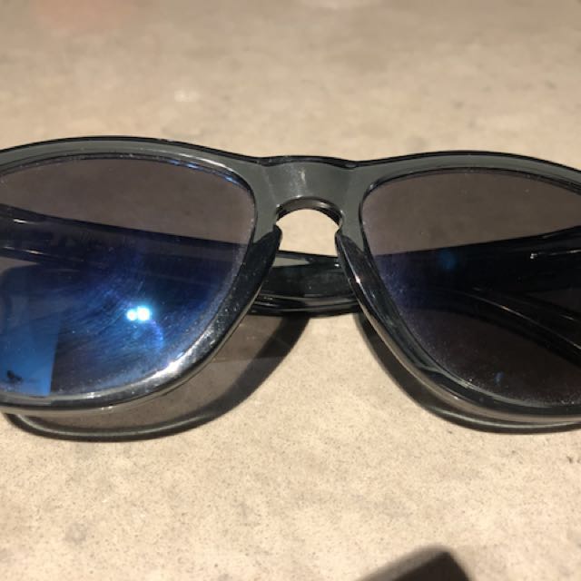 oakley frogskins crystal black sunglasses