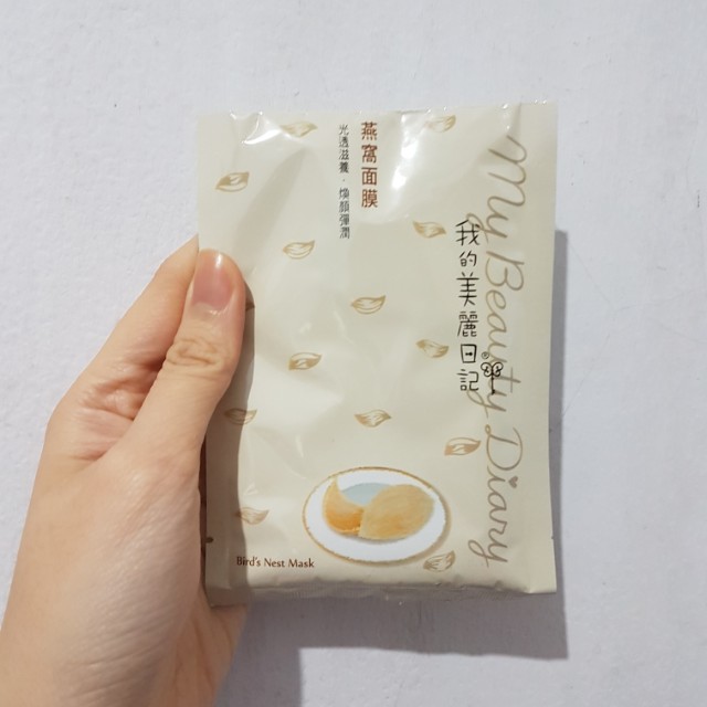 My Beauty Diary Bird Nest Sheet Mask Taiwan Kesehatan Kecantikan Kulit Sabun Tubuh Di Carousell