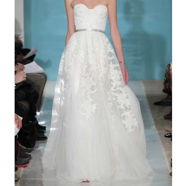 Reem Acra Heavenly Lace Wedding Gown Women S Fashion Clothes On