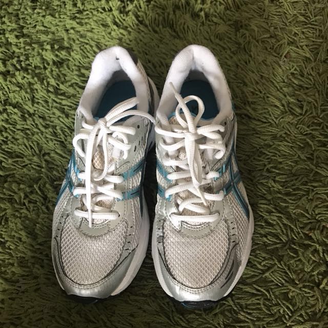 SALE 19.99 White Running Shoes Asics Women s Fashion Footwear Sneakers on Carousell