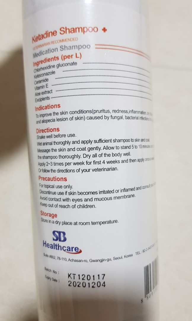 ketadine shampoo for dogs