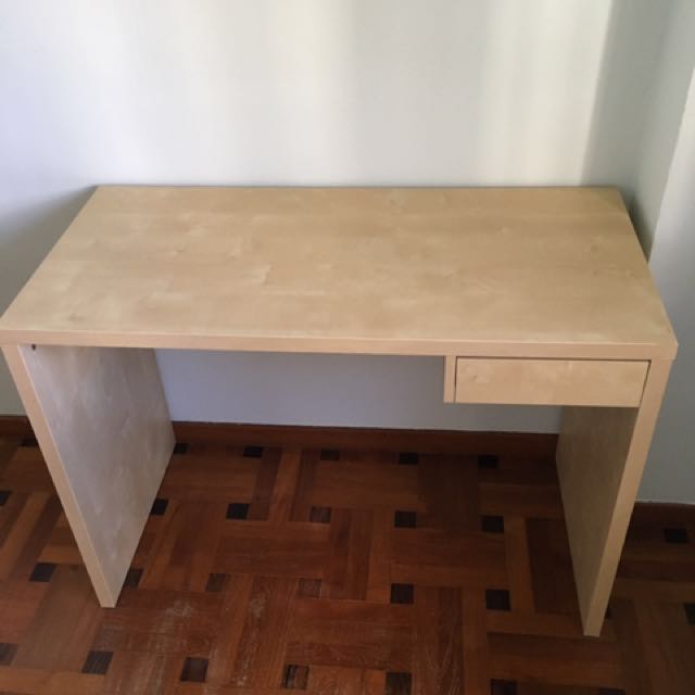 study table with single drawer