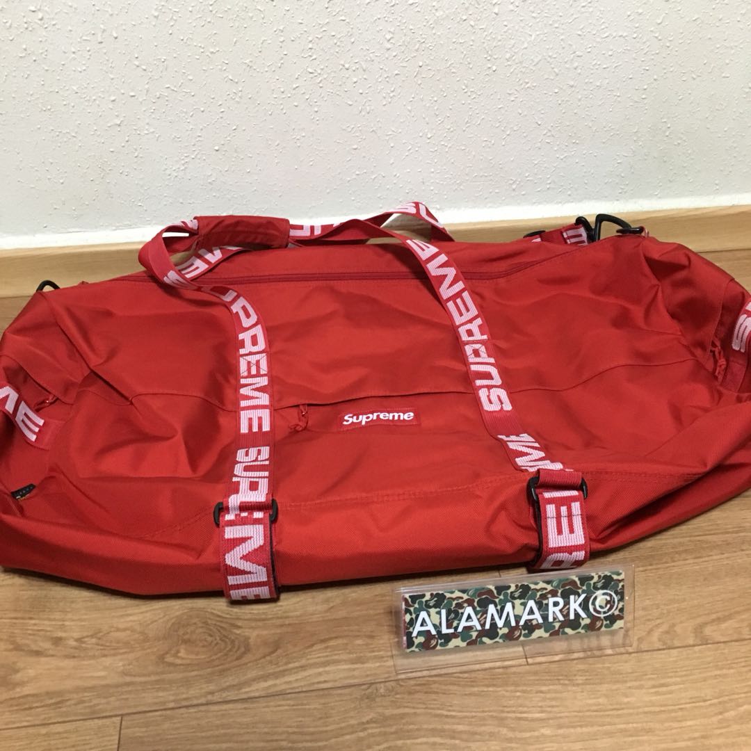 Supreme Large Duffle Bag Red - Just Me and Supreme