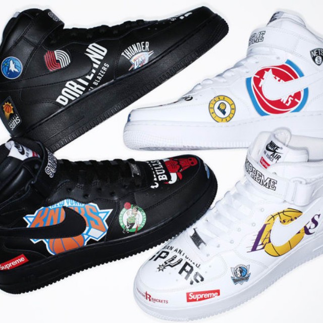 Supreme X Nike Air force 1 Mid NBA 