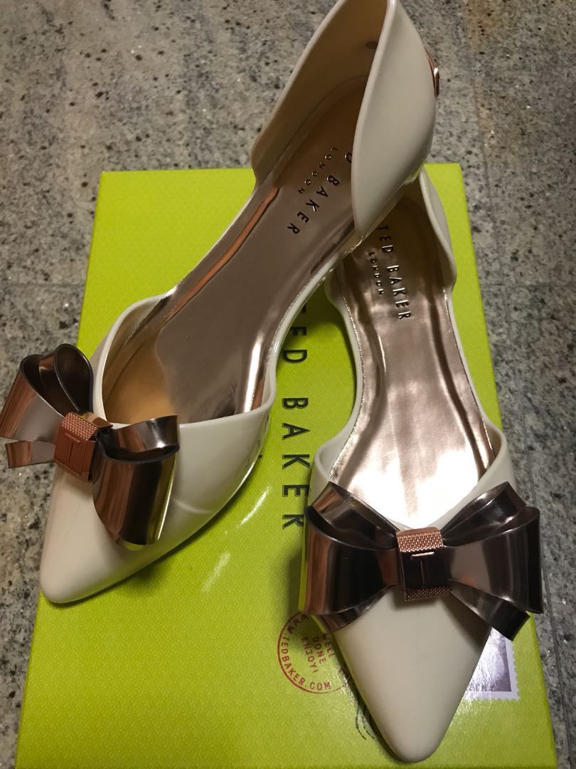 ted baker cream shoes
