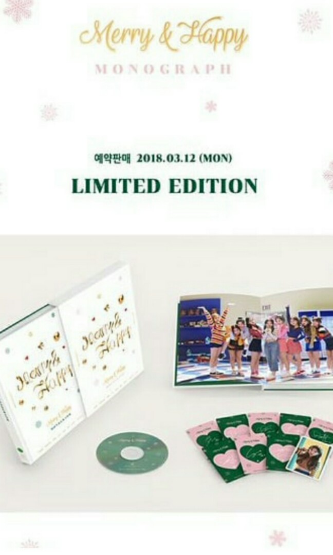 Twice Merry Happy Monograph K Wave On Carousell