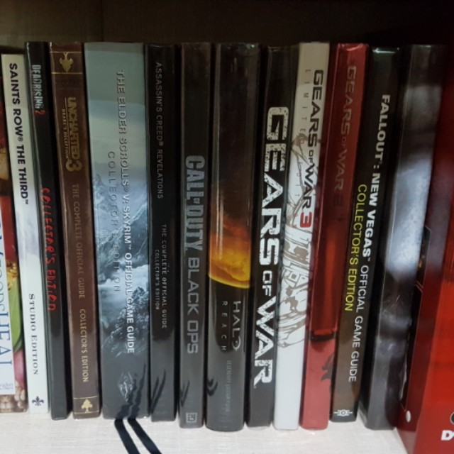 Various Used Video Game Guides Books Stationery Fiction On