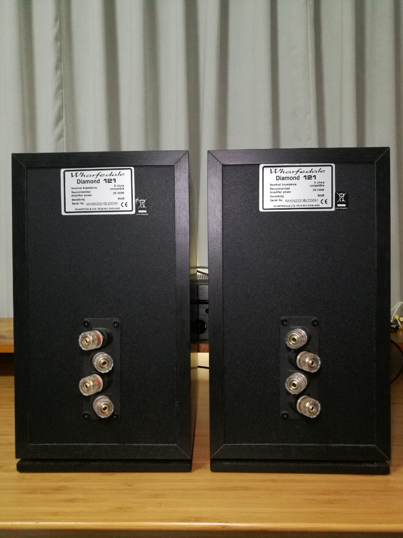 Wharfedale Diamond 121 Bookshelf Passive Speakers Loudspeakers