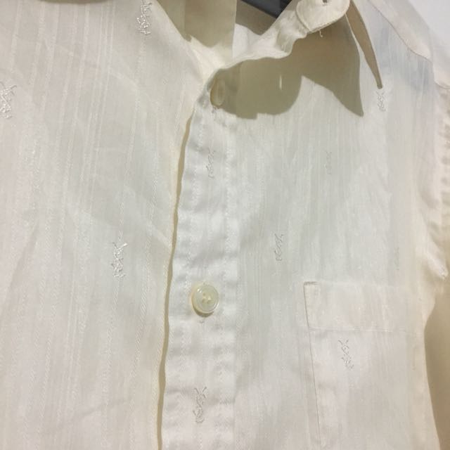 YSL Formal Polo (Category: Formal Shirts) located in Manila. Submitted by whateverkbye (Listing ID 158957844, Image 3). Description: Used once only for debut..