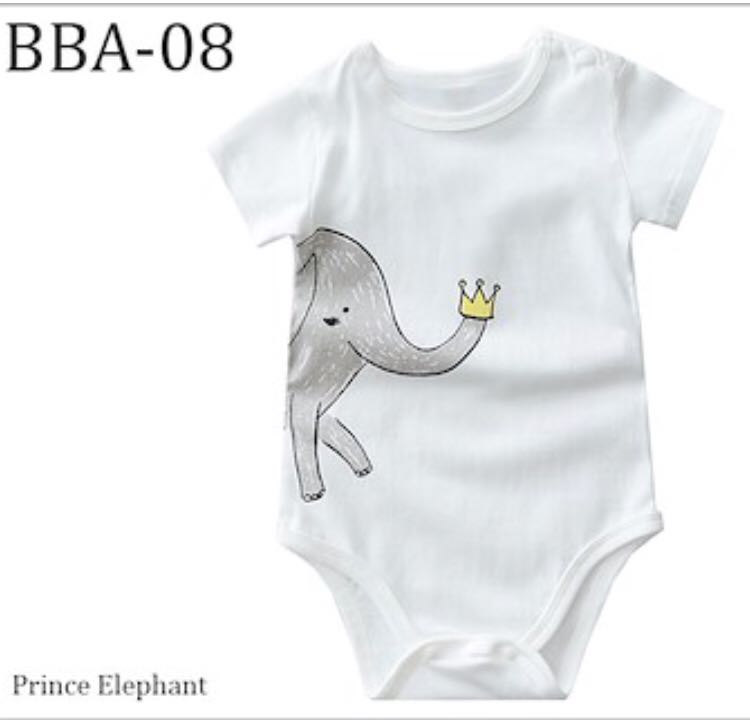 elephant baby romper