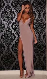 Abyss by Abby Ambrosia Dress in Taupe